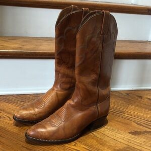 J. Chisholm boots brown genuine leather size 10D Men’s!!